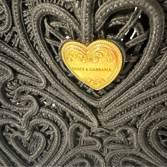 DOLCE & GABBANA Made it Italy Womens Purse Black BB7184AW717 MSRP $1295.00 SHOUL - Picture 3 of 16